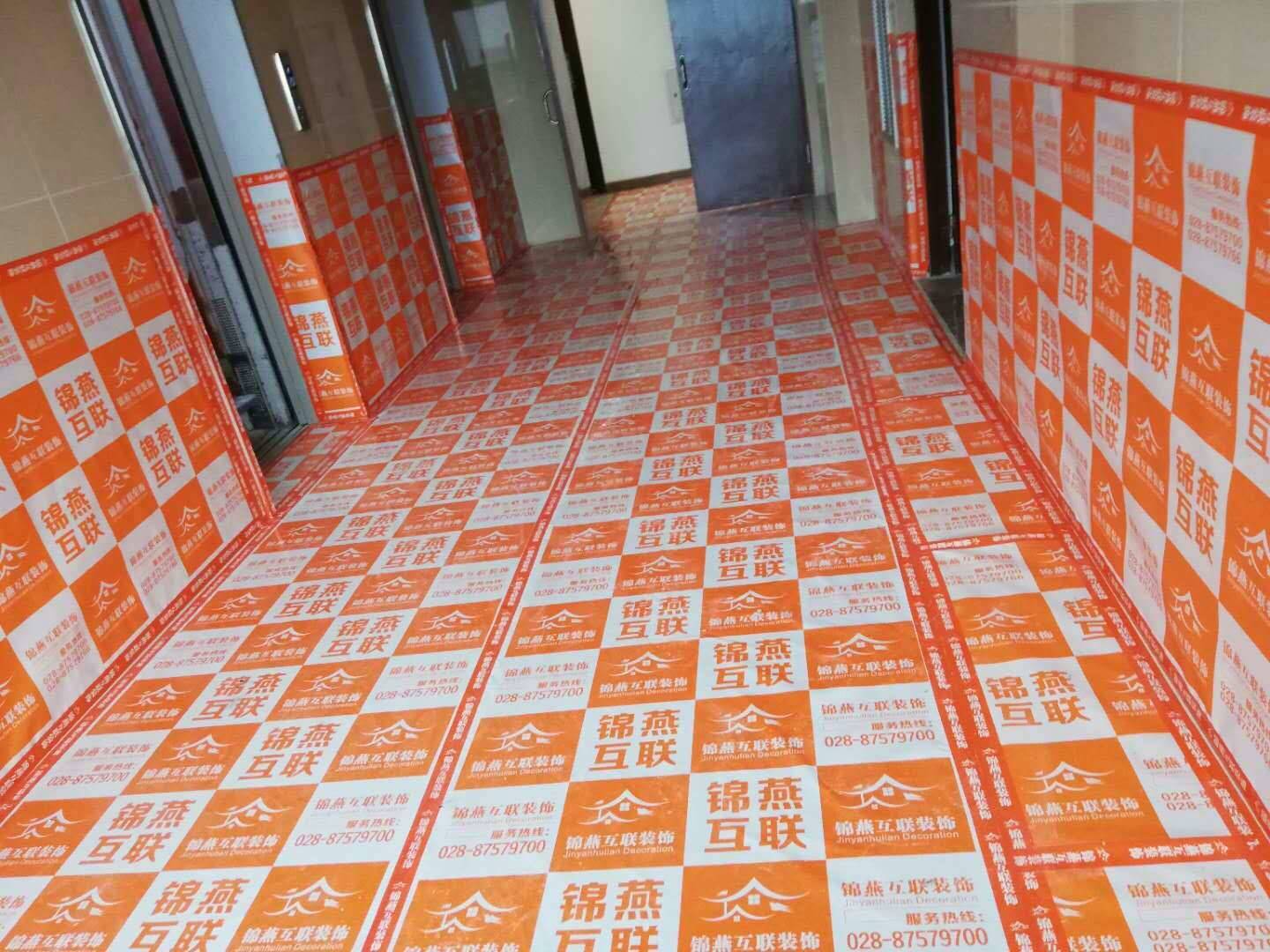 【专注装饰装修公司地面保护膜 工地形象保护及宣传配套产品】价格,厂